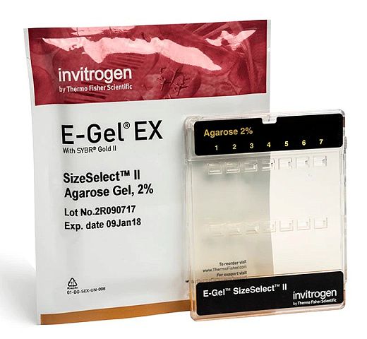 Гель агарозный готовый E-Gel SizeSelect II, 2%, 10 шт./уп.