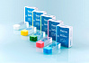 Стекло предметное, 26×76×1 мм, шлиф. кр. 45°, SuperFrost, оранжевое поле для маркировки, 50 шт/уп. Фото 1