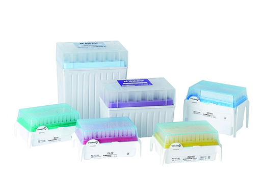 Наконечники до 30 мкл (от 2 мкл), бесцветные, стерильные, с фильтром, без ДНК, РНК, ДНКаз, РНКаз, протеаз, Diaamond TIPS, DF30, 96 шт./штат., 10 штат./уп.