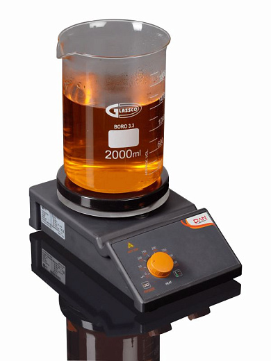 Плитка нагревательная, 350 °С, платформа 150 мм, керамика, нержавеющая сталь, Glassco