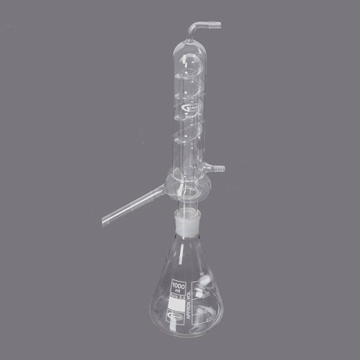 Дистиллятор стеклянный с конденсатором Фридрихса, 1000 мл, 1 шт., Glassco