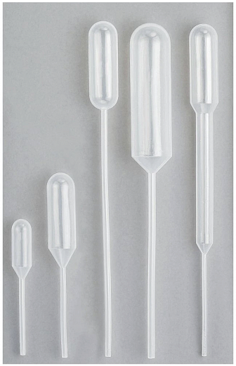 Пипетка Пастера, ПЭ, нестерильная, тонкий стержень, Thermo FS, объемы