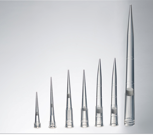 Наконечники до 1000 мкл, универсальные, с фильтром, прозрачные, 96 шт./штатив, 1920 шт./уп., Jet Biofil, Китай
