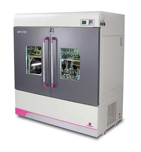 Шейкер-инкубатор двухуровневый, 580 л, ампл. 35 мм, 30-300 об/мин, от +4 до +60°С, платформа 970×560 мм, ZWY-2112B, Labwit