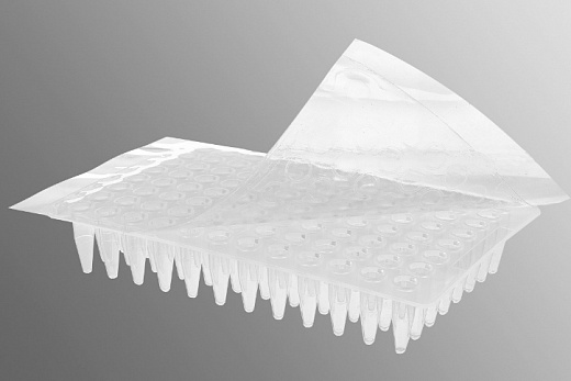 Пленка для ПЦР планшетов, клейкая, нестерильная, прозрачная, AxySeal, 500 шт./уп.