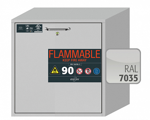 Тумбы для совместного хранения ЛВЖ и прекурсоров, 90 минут, ширина 59 – 140 см, выдвижные ящики UB-S-90 Фото 3