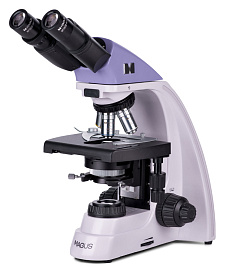 Микроскоп Magus Bio 250B, прямой, бинокуляр/тринокуляр, СП, планахромат 4×, 10×, 40×, 100× (общий вид)