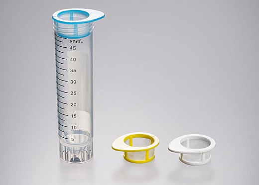 Ситечки для клеток (клеточный фильтр), для 500 мл бутылей, стерильные, ПП/нейлон, 50 шт./уп., 200 шт./кор., Jet Biofil, Китай