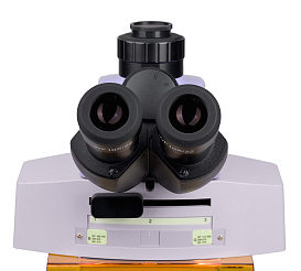 Микроскоп люминесцентный Magus Lum 450L, прямой, тринокуляр, СП, ТП, ЛЮМ, ФК, Пол, планахромат 4×, 10×, 40×, 100×МИ