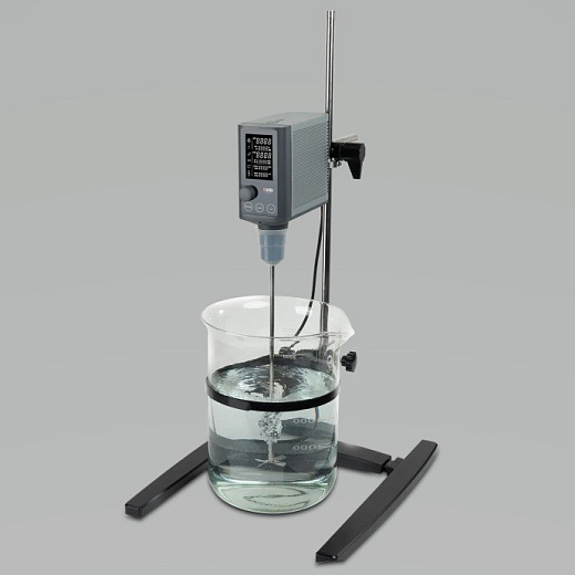 Мешалка верхнеприводная, до 30 л по воде, до 2200 об/мин, комплект OS-T40-Plus Pachage 1, DLab, Китай