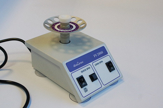 Центрифуга-вортекс, 2800 обмин, 500g, 12×1,5 мл-ротор R-1.5M, 12×0,5 мл + 12×0,2 мл-ротор R-0.50.2, 8 стрипов по 8×0,2 мл-ротор SR-64, diaGene FV2800, Диаэм