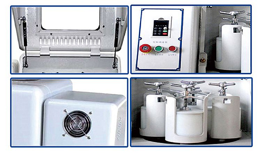 Мельница шаровая планетарная, до 335 об/мин, 4 места, вертикальная загрузка, Square Type, BKBM-V2S, Biobase, Китай