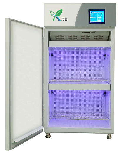 Камера роста «тепло-холод-влажность-освещение», 0...+60 °C, освещение 1500 μmol/м²/с, 2 полки, 850 л, AR-R850L2FH, Xunon