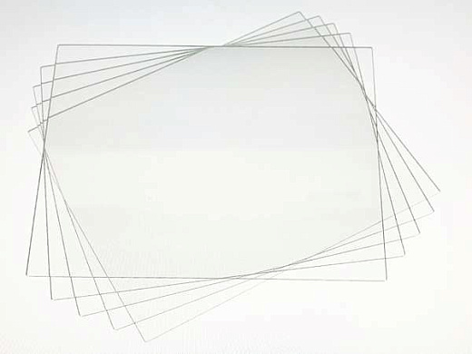 Стекло для электрофорезной камеры/Glass plate (Suitable for Bio-rad), 100,5×73 мм, 5 шт., Servicebio