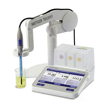pH-метр/иономер, -2-20±0,002, стационарный, электрод InLab Expert Pro-ISM, ПО, S500-Standard, серия SevenExcellence, в работе, Mettler Toledo