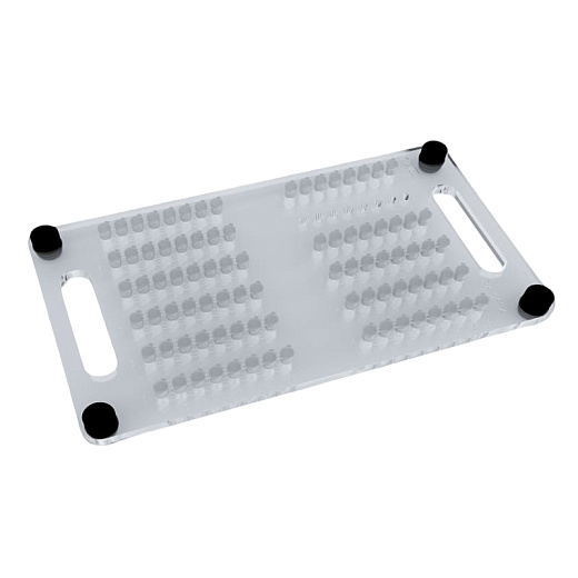 Штатив «рабочее место» для пробирок 0,2 мл, 96 мест, оргстекло, Россия