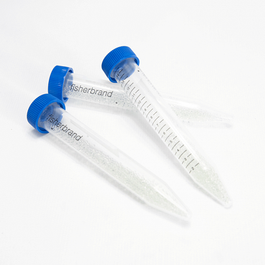 Пробирки 15 мл Lysing Matrix C, шарики из диоксида кремния d 1 мм Фото 1