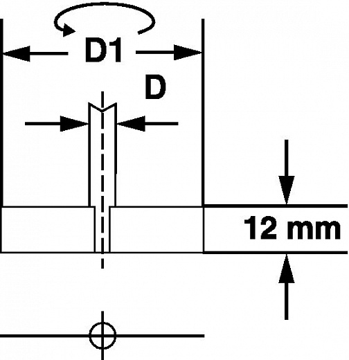 Перемешивающий элемент лопастной, 2 закрепленные лопасти, d 50 мм, длина 300 мм, нержавеющая сталь Фото 3